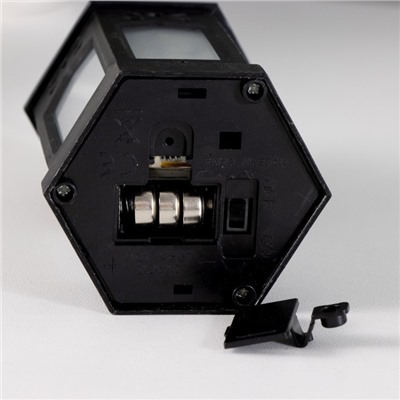 Ночник с эффектом живого пламени Фонарь LED от батареек черный 5,5х6,5х12,5 см