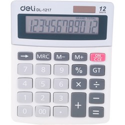 Калькулятор 12 разрядов E1217 133,5х106х33 мм (1003503) Deli