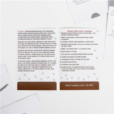 Обучающие карточки по методике Глена Домана «Посуда», 12 карт, А6, в коробке