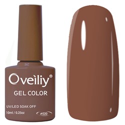 Oveiliy, Gel Color #020, 10ml