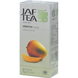 JAF TEA. Зеленый. Манго карт.пачка, 25 пак.