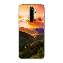 Силиконовый чехол Лес 15 на Xiaomi Redmi Note 8 Pro