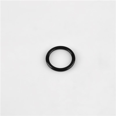Набор металлической фурнитуры для галстука-бабочки: кольцо, крючок, регулятор 1 см, цвет чёрный