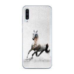 Силиконовый чехол Лошадь лес на Samsung Galaxy A50
