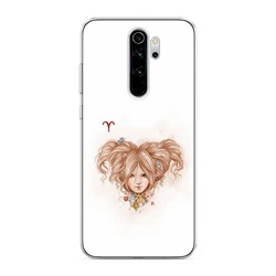 Силиконовый чехол Овен прическа на Xiaomi Redmi Note 8 Pro