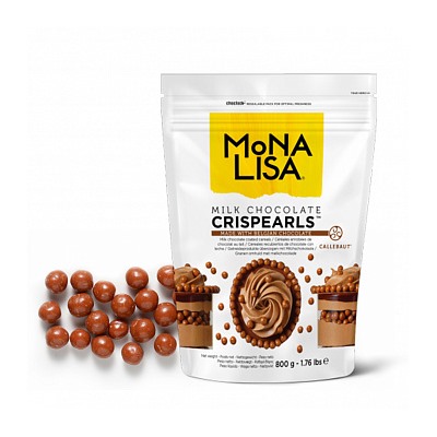 Callebaut Crispearls драже молочный шоколад (CHM-CC-CRISPEO-02B), 0,8 кг
