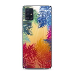 Силиконовый чехол Яркие пальмы на Samsung Galaxy A51