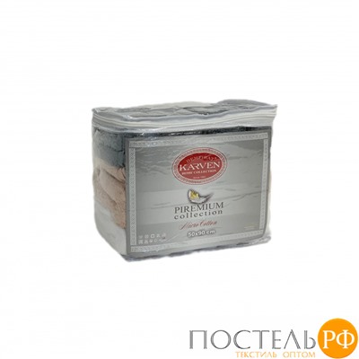 Набор полотенец Карвен Micro Cotton Premium "EZGI-4" 50*90 3шт. махра НS 984