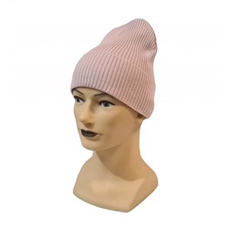 Женская шапка бини HO381 розовая