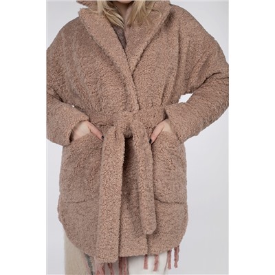 02-3197 Пальто женское утепленное (пояс)