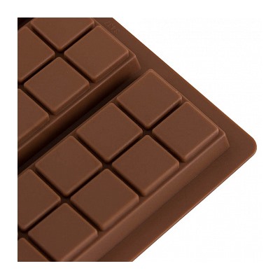 Форма силиконовая "Плитки шоколада" 25,5*17 см, 6 ячеек