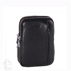 Сумка мужская кожаная 2023088-3BSH black Heanbag в Новосибирске