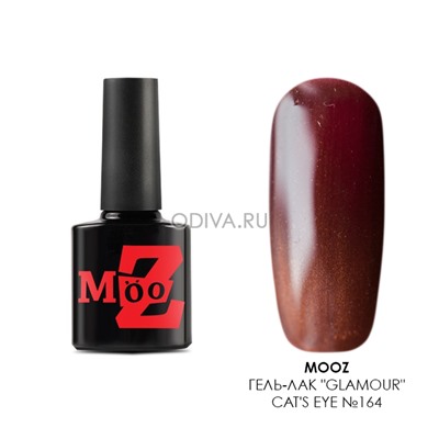 MOOZ, гель-лак кошачий глаз "Glamour" Cat's eye №164, 9 мл