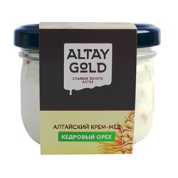 Крем-мёд с кедровым орехом, 125 г, Altay GOLD