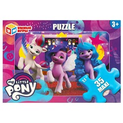 Пазлы в коробке (35 деталей). My Little Pony. Puzzle 35 MAXI. 180х127х35 мм. Умные игры