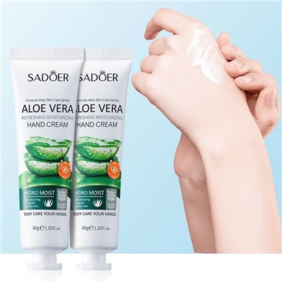 Sadoer Питательный и восстанавливающий крем для рук 98% Aloe Vera