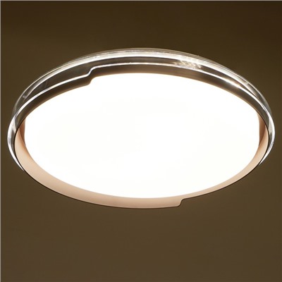 Светильник с ПДУ 1434/1CF LED 80Вт кофе 49,5х49,5х7,5 см