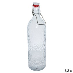 Бутылка для домашнего вина 1,2 л фактурная / PL- 120 /уп 12/