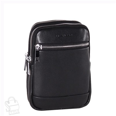 Сумка мужская кожаная 2023088-1BSH black Heanbag