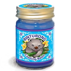 Бальзам тайский синий охлаждающий с эвкалиптом Cooling Balm Binturong 50 мл.