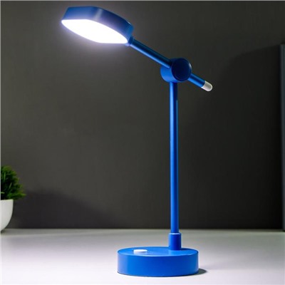 Лампа настольная сенсорная 16484/1BL LED 3,5Вт USB АКБ голубой 10х12х37,5 см