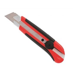 Нож канцелярский 25 мм c металл.направляющими Matrix 78913 (1253238)