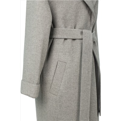 01-11195 Пальто женское демисезонное (пояс)