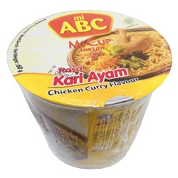 Лапша быстрого приготовления со вкусом курицы карри Mi ABC (стакан), Индонезия, 60 г Акция