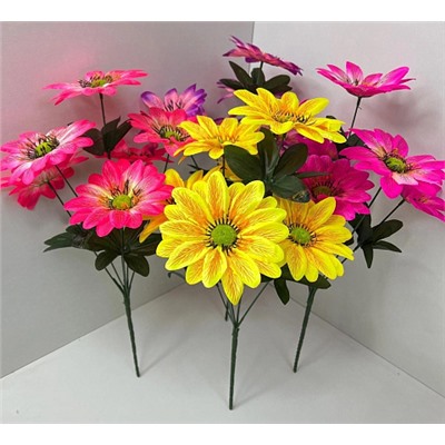Цветы искусственные декоративные Герберы (6 цветков) 47 см
