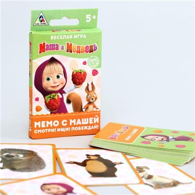 Игра "Мемори с Машей" Маша и Медведь 2583127