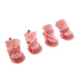 Ботинки Элеганс, набор 4 шт, размер 5 (подошва 6,2 х 5 см) розовые