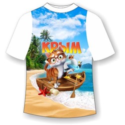 Детская футболка Кот в Крыму