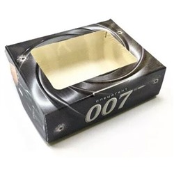 Коробочка с окошком двусторонняя Агент 007, №79