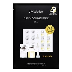 JMsolution Плацентарная тканевая маска с коллагеном / Placen Collagen Mask Pure, 30 мл