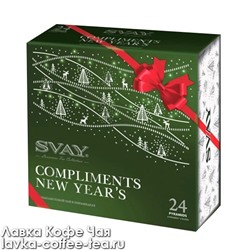 чай SVAY ассорти "Compliments New Year's" 2,5 г*24 шт. в пирамидках