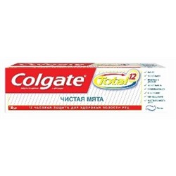 Зуб. паста COLGATE TOTAL 12 "Чистая мята"  75мл (4*12) ХИГ