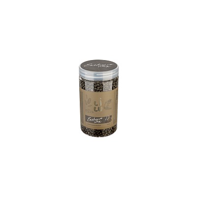 Lilu, воск полимерный в гранулах в банке Exclusive Wax (02 Шоколадный Фондан), 500 гр