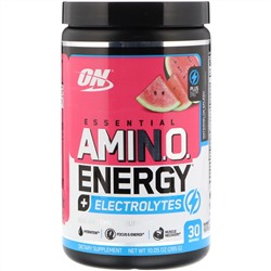 Optimum Nutrition, Essential Amino Energy + электролиты, арбузный взрыв, 10,05 унц. (285 г)