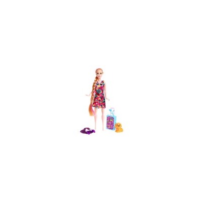 Кукла модель шарнирная «Даша» в платье, с аксессуарами, МИКС, в пакете 7694288