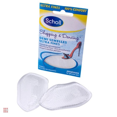 Scholl гелевые подушечки Shopping & Dancing для стоп