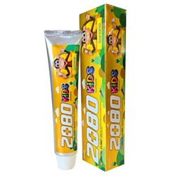 Паста Зубная детская Банановая AEKIUNG 2080 Dental Clinic KIDS Toothpaste Banana 80 гр