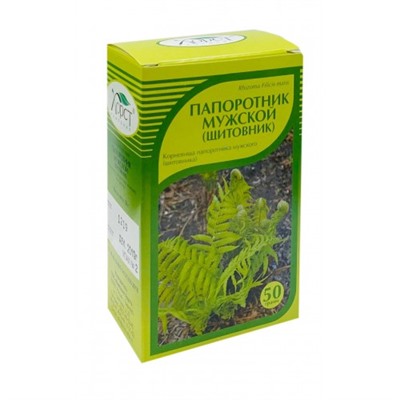 Папоротник мужской корень (щитовник) 50 гр.