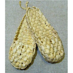 Лапти-ступни взрослые, кукуруза