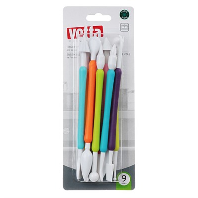 VETTA Набор кондитерских инструментов для моделирования 9 шт, пластик