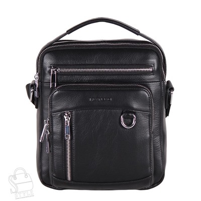 Сумка мужская кожаная 810-2BH black Heanbag