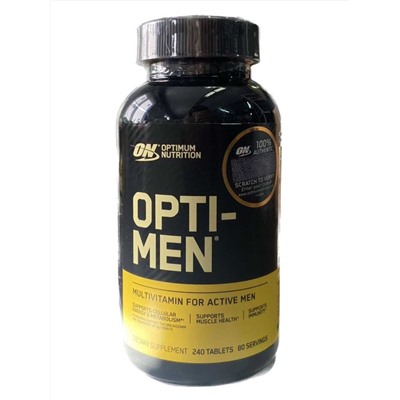 Витаминно-минеральный комплекс для мужчин Opti Men Optimum Nutrition 240 таб.