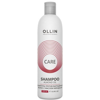 OLLIN CARE Шампунь против выпадения волос с маслом миндаля 250 мл