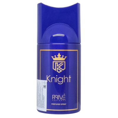 Дезодорант-спрей Prive KNIGHT Парфюмированный для мужчин , цитрусовый аромат, 250 мл