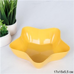 Салатник 17x15x5,5 см / N107yellow /уп 300/желтый