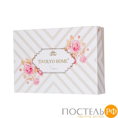 H2S335PEM Набор полотенец Tivolyo Home ORTANCA розовый 2 предмета